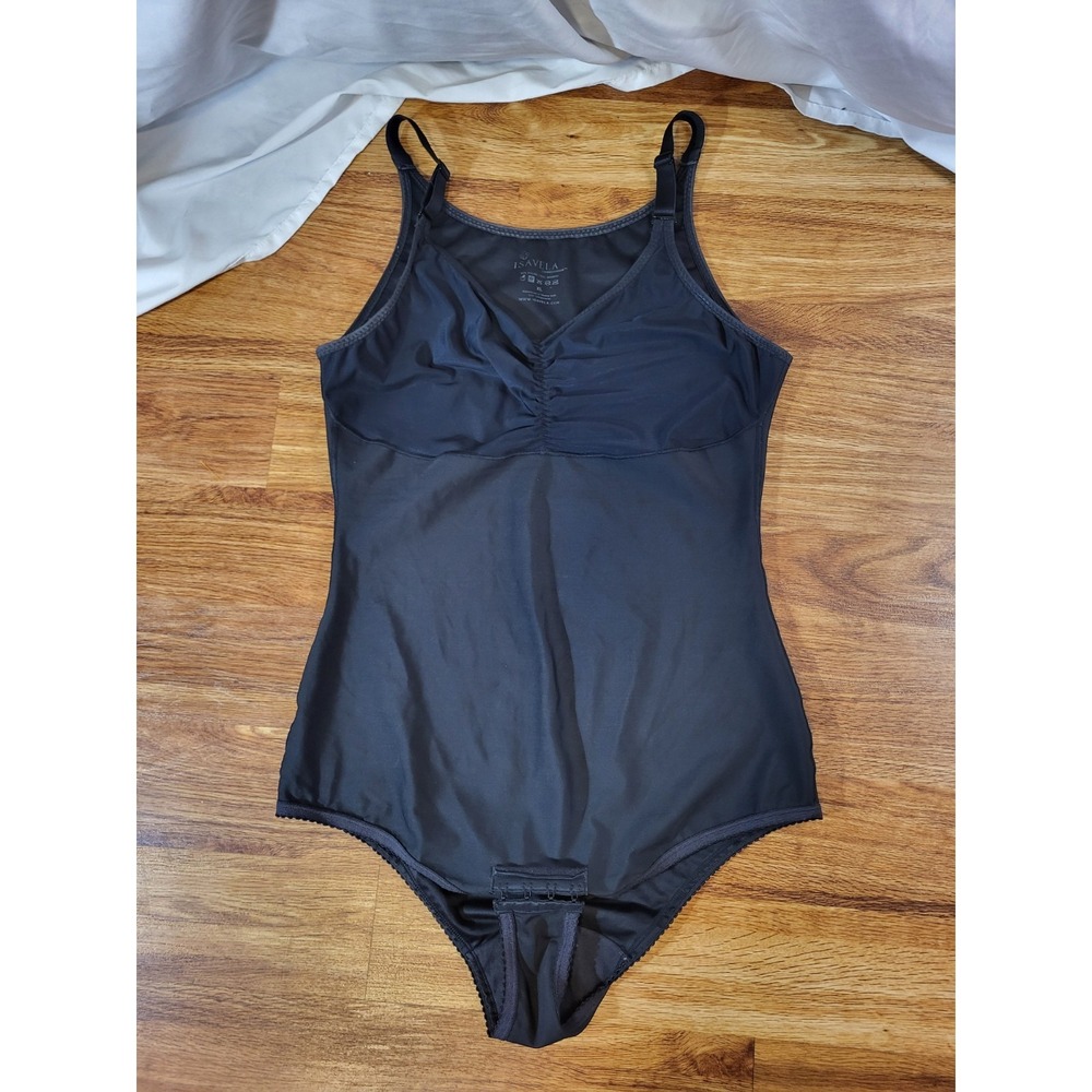 Isavela black compression bodysuit XL